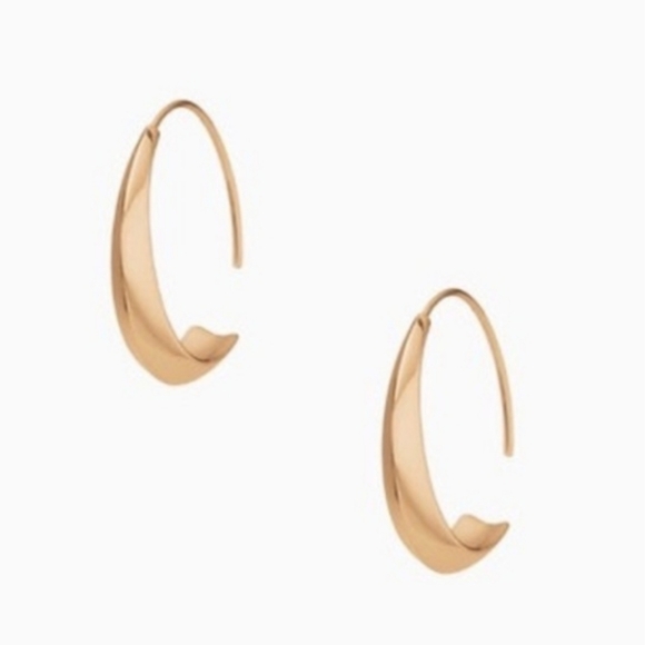 Stella & Dot Jewelry - Bronze-Gold Hoop Earrings